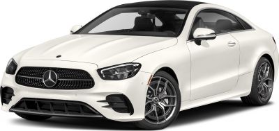 Front view of coupe with AMG multi-spoke wheels