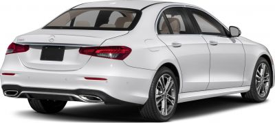 Rear view with LED taillights, dual exhaust tips, and alloy wheels