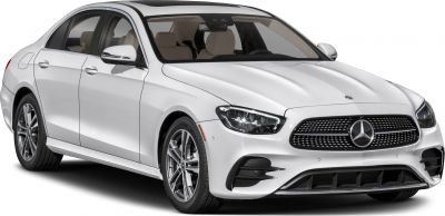 Front angled view with LED headlights and intricate grille.