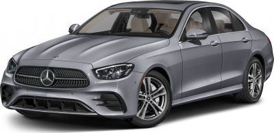 Front angled view with grille, headlights, and alloy wheels
