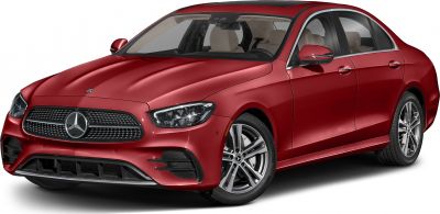 Front grille and headlight design of a luxury sedan with alloy wheels
