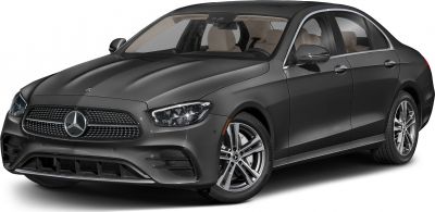 Front and side view with grille, headlights and alloy wheels