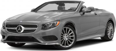 Diamond grille and LED headlights on luxury convertible