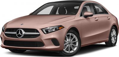 Front and side view with sleek headlights and alloy wheels