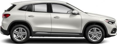 Side profile of mid-size SUV with alloy wheels and sleek design