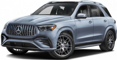 Front angle of luxury SUV with wide grille and LED headlights