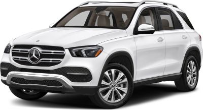 Front-side view of white SUV with LED headlights and alloy wheels