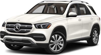 Front view with grille, headlight, alloy wheel of white SUV