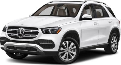 Front and side view of white SUV with LED headlights and alloy wheels