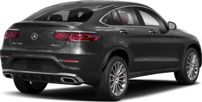 Rear view with LED tail lights and dual exhaust outlets