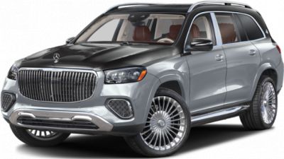 Luxury SUV with large grille and multi-spoke wheels