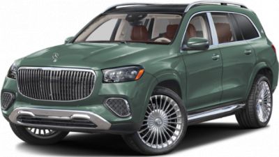 Front three-quarter view of luxury SUV with large grille and alloy wheels