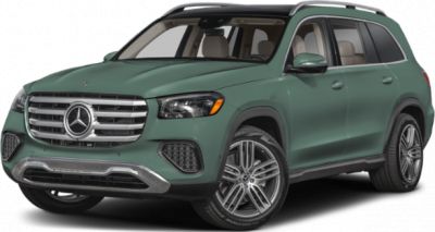 Front and side view of luxury SUV with bold grille and sleek headlights