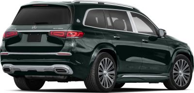 Rear view of luxury SUV with distinctive taillights and dual exhausts