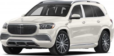 Luxury SUV with vertical chrome grille and multi-spoke alloy wheels