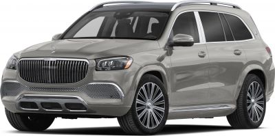 Luxury SUV front and side view with vertical chrome grille and multi-spoke alloy wheels.