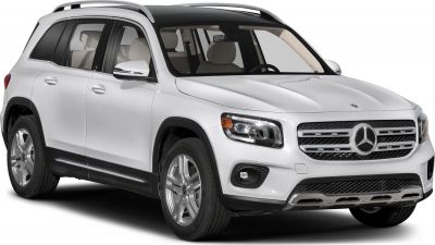Front side view of a modern white 5-door SUV with roof rails