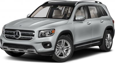 Silver SUV with front grille, headlights, alloy wheels, and panoramic sunroof