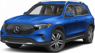 Electric SUV with modern grille and aerodynamic front-side design
