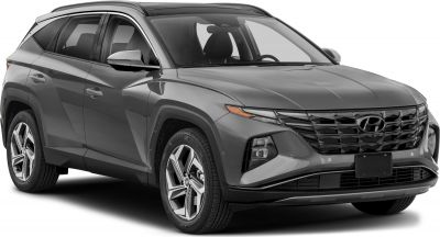 Bold front grille and sleek side profile of a modern SUV