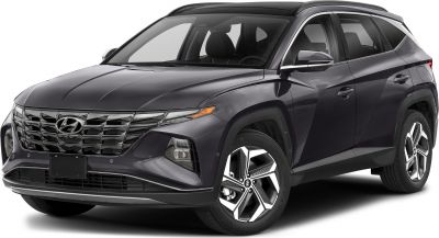 Front and side view with distinctive grille and alloy wheels