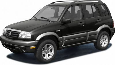 Front side view of classic SUV with alloy wheels and rugged design