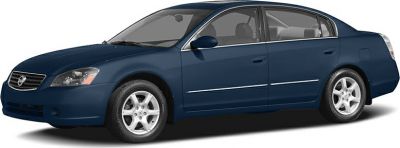 Side profile of sedan with alloy wheels