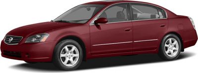 Side profile of a sedan with alloy wheels and smooth body lines