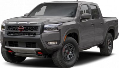 Updated front grille, LED headlights, rugged off-road tires on mid-size pickup