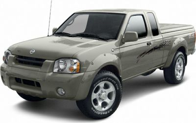 Extended cab pickup truck with long bed and off-road tires