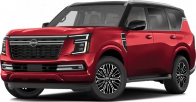 SUV front grille, LED headlights, bold design, black roof