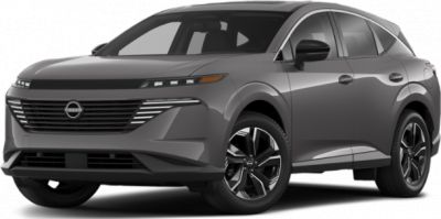 Front and side view of a modern SUV with LED headlights and sleek body design