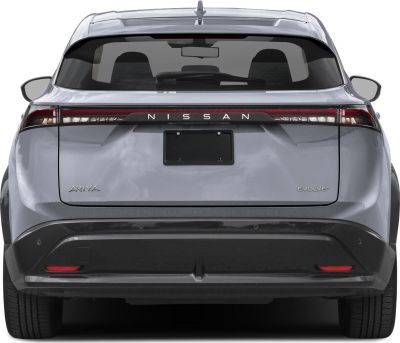 Rear view of a vehicle with sleek horizontal taillights and EVOLVE+ trim badge