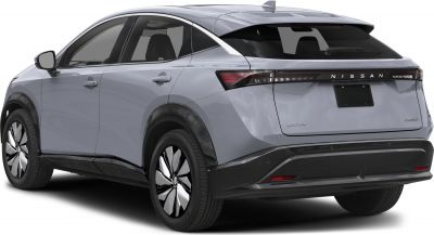 Rear view with LED tail lights and sleek electric SUV styling