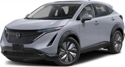 Front view with sleek LED headlights and aerodynamic design