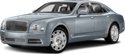 Front grille and wheel design of a luxury sedan.