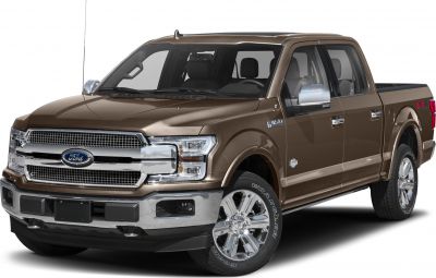 Heavy-duty crew cab pickup with chrome grille and alloy wheels