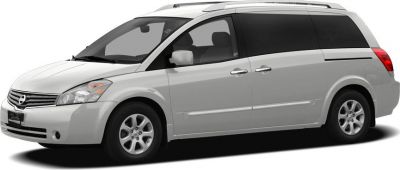 Side profile of 2004 minivan with sliding doors and alloy wheels