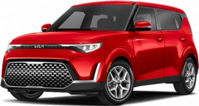 Front view of SUV with bold grille and LED headlights