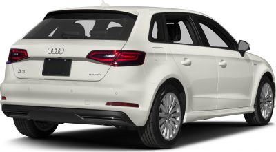 Rear and side view of a modern hatchback with distinct taillights and alloy wheels