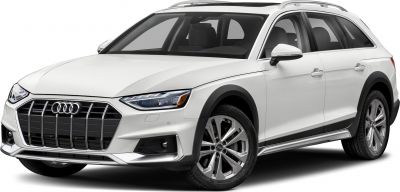 White modern car front-side with distinct grille and sharp headlights