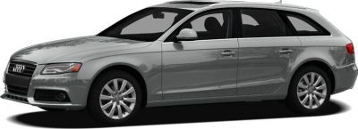 Silver station wagon side view with alloy wheels and roof rails