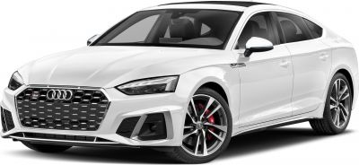 Front grille and sporty alloy wheels with red brake calipers