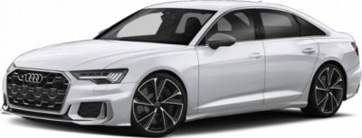 White sedan front-side view with sporty grille and alloy wheels