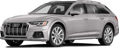 Rugged wagon with distinctive front grille and alloy wheels