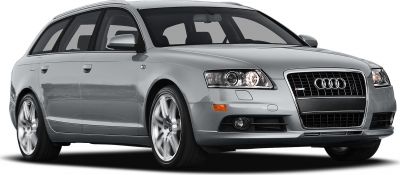 Silver luxury wagon with alloy wheels and stylish front grille