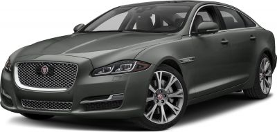 Car front grille, LED headlights, and alloy wheels