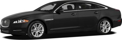 Luxury sedan with long wheelbase, black sleek body, chrome accents, and alloy wheels