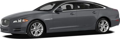 Sleek luxury sedan with extended wheelbase in side profile