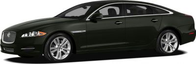 Side profile of a sleek, elongated luxury sedan with alloy wheels.